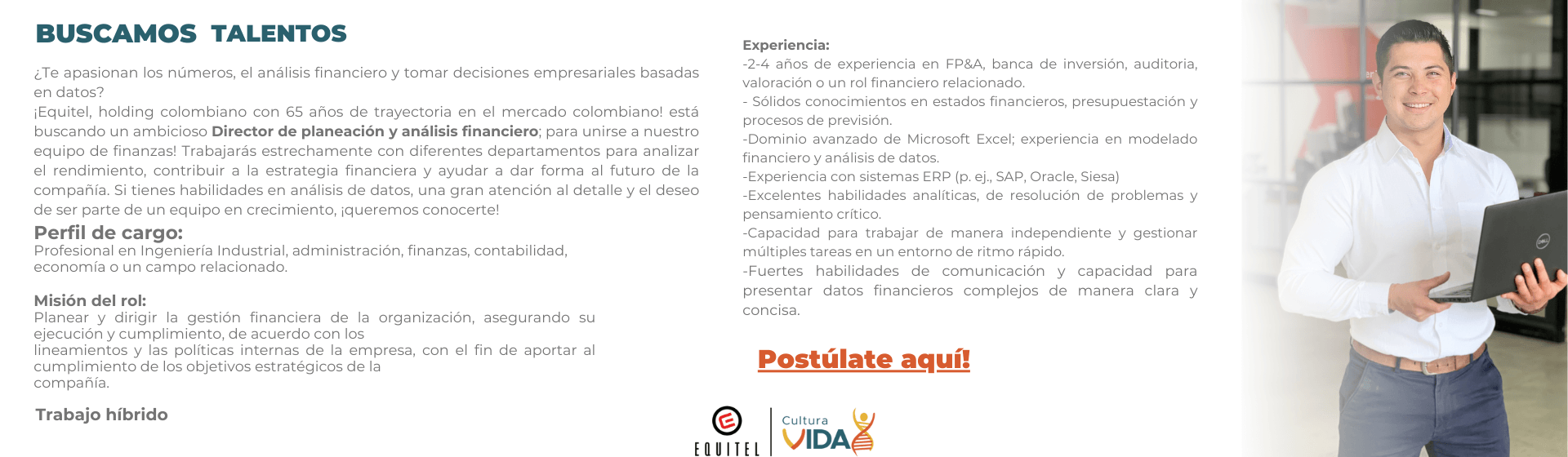 Director de Planeación y Análisis Financiero