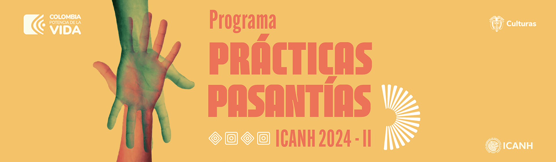 Convocatoria al Programa de Prácticas y Pasantías ICANH 2024 - II